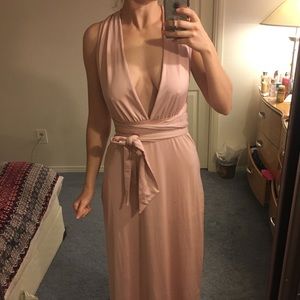 Rose Gold Maxi dress